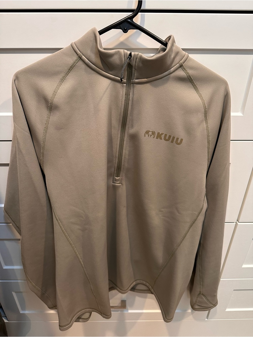 KUIU Men's Lightweight Quarter-Zip Pullover - Taupe